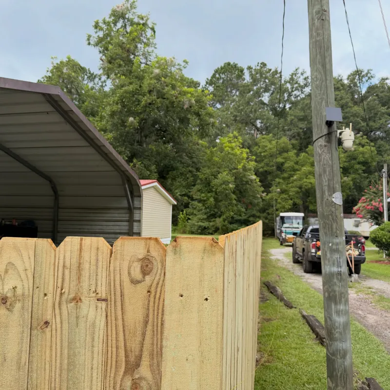 Wood Fence Installation